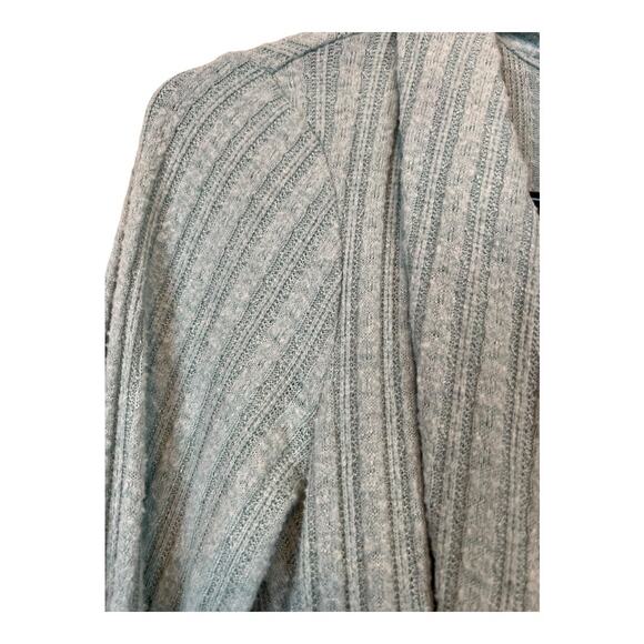 Maeve Anthropologie Blouse Shirt Top Craped Crossover Blue Textured Small - Picture 5 of 10